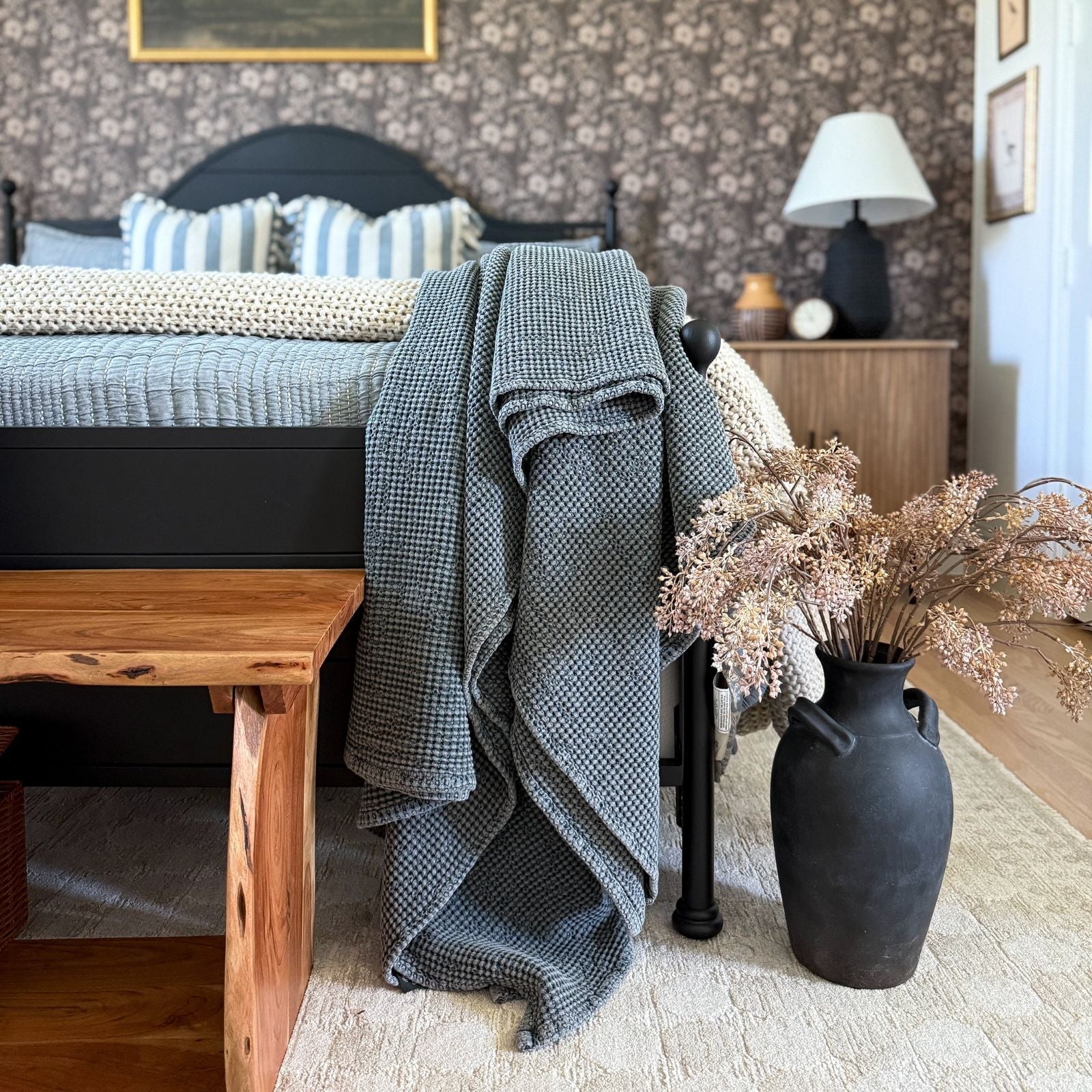 Waffle Bed Blanket