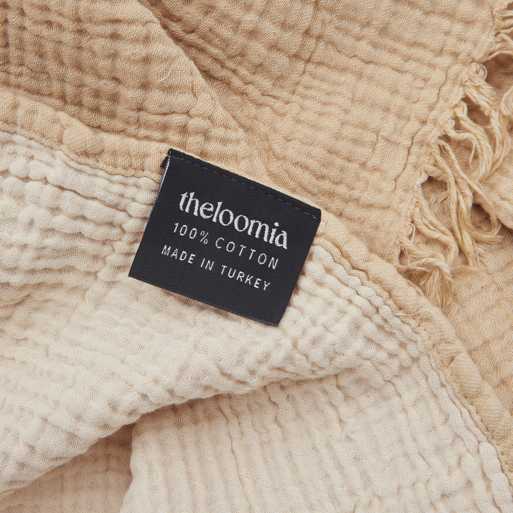 Joy |  Four Layered Crinkle Muslin Bed Cover