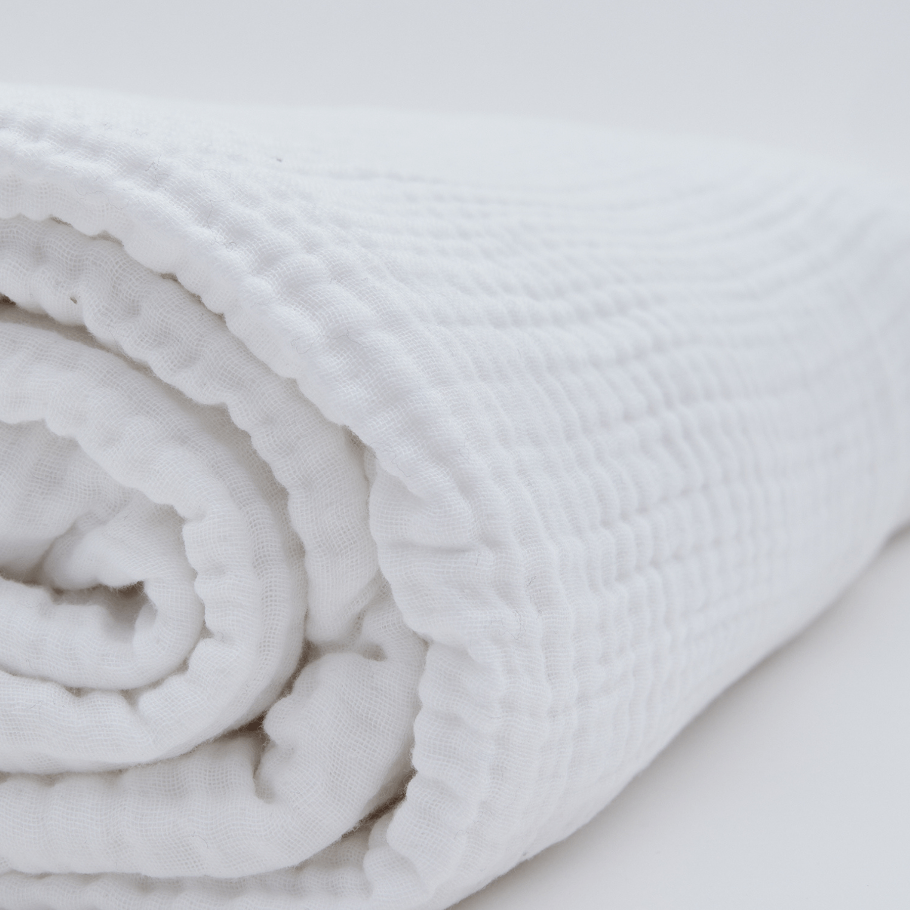 Joy |  Four Layered Crinkle Muslin Bed Cover