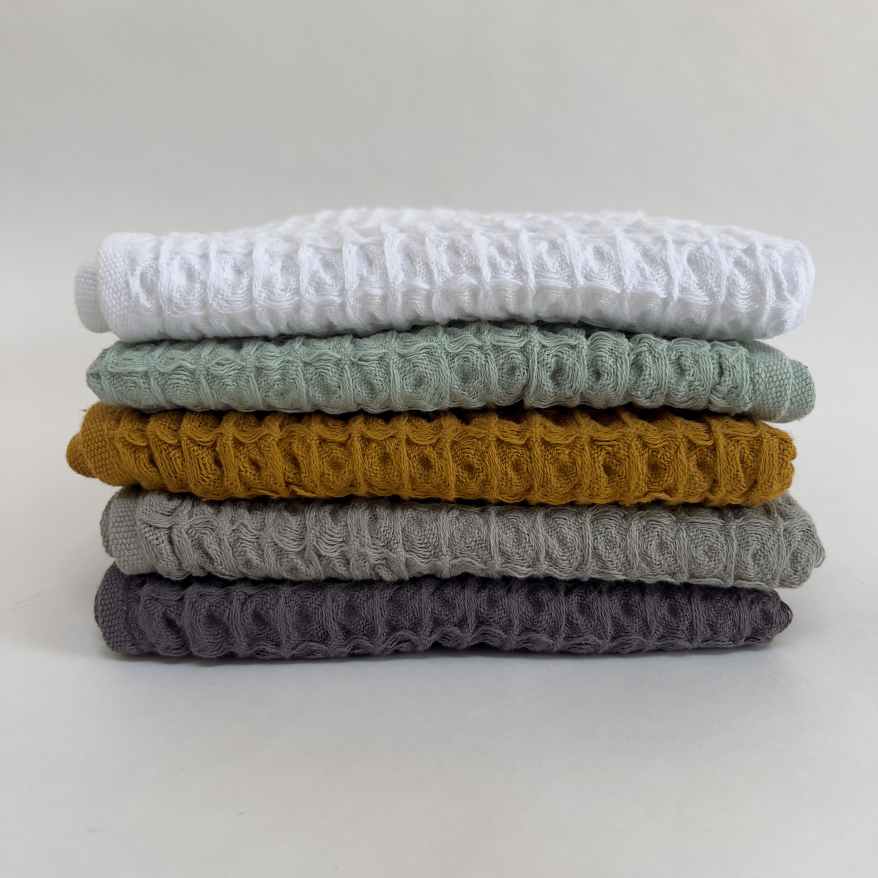 Heena Waffle Weave 100% Turkish Cotton Towel