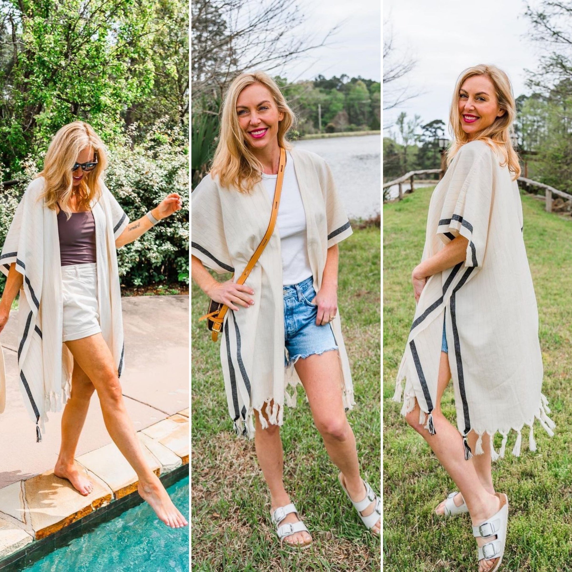 Silvia & Zebrine Beach Kimonos