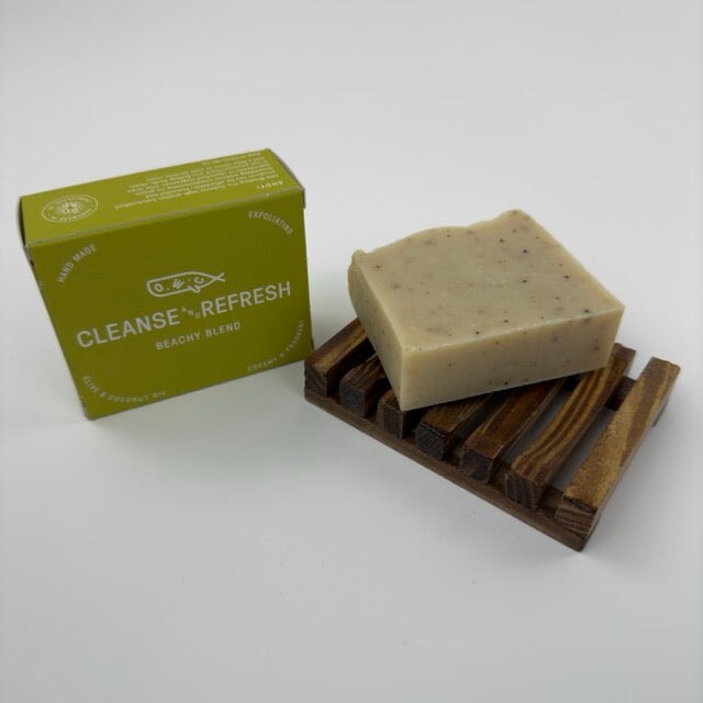 Soap & Bamboo Soap Tray Set
