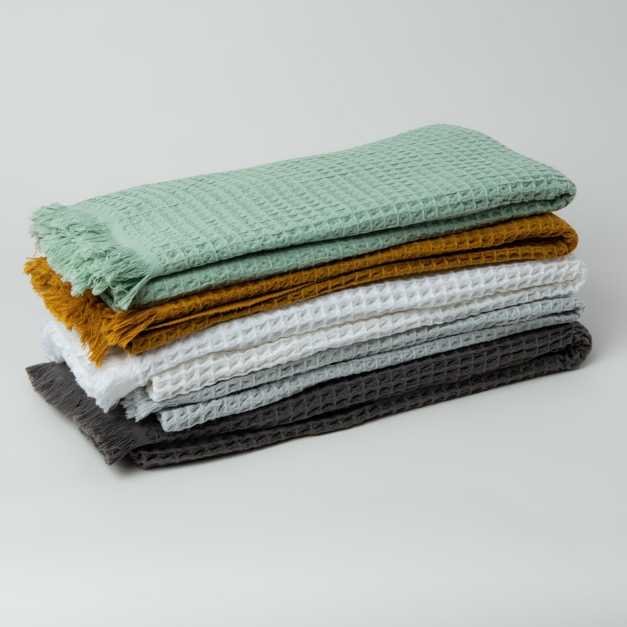 Heena Waffle Weave 100% Turkish Cotton Towel