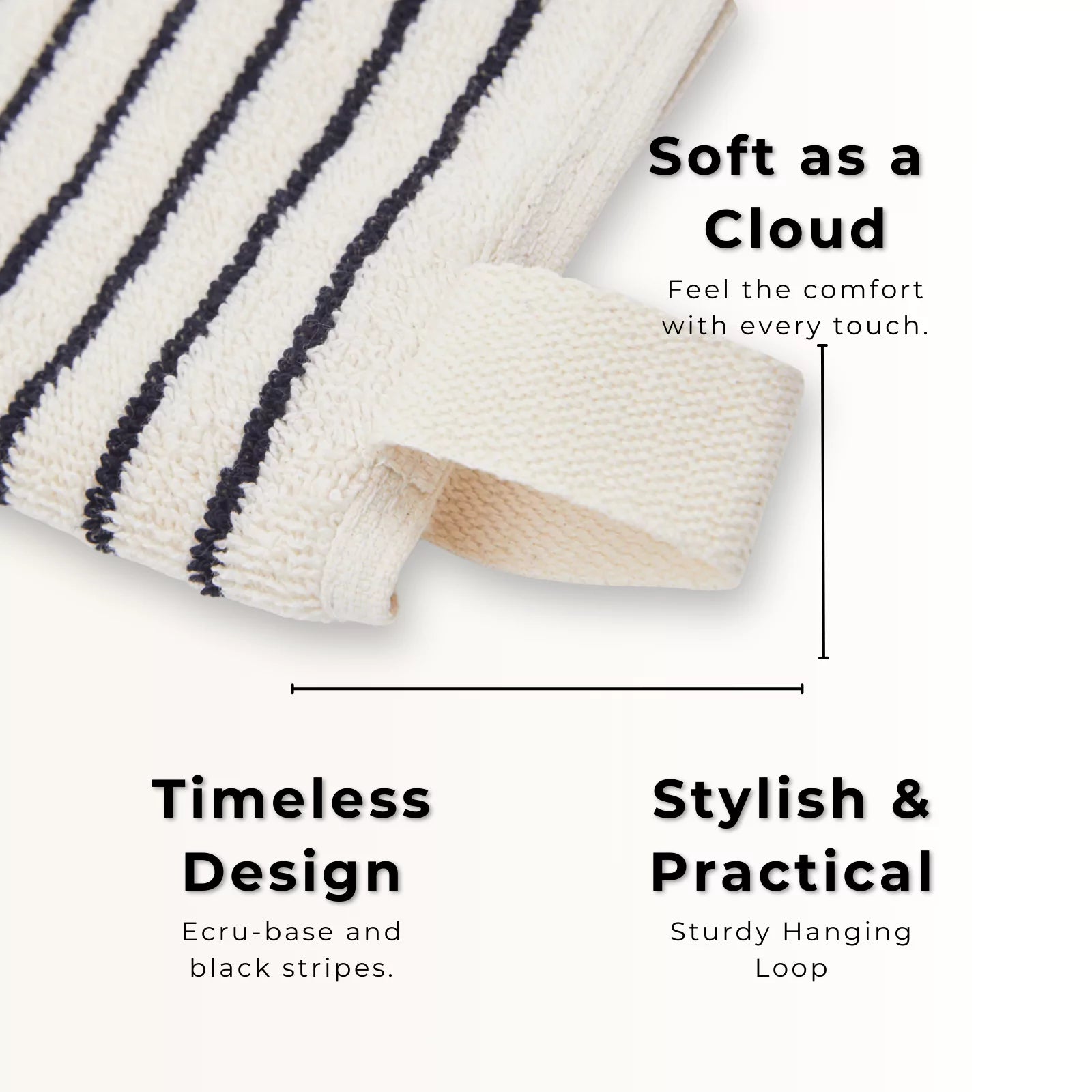 Melika Turkish Cotton Striped Terry Towel