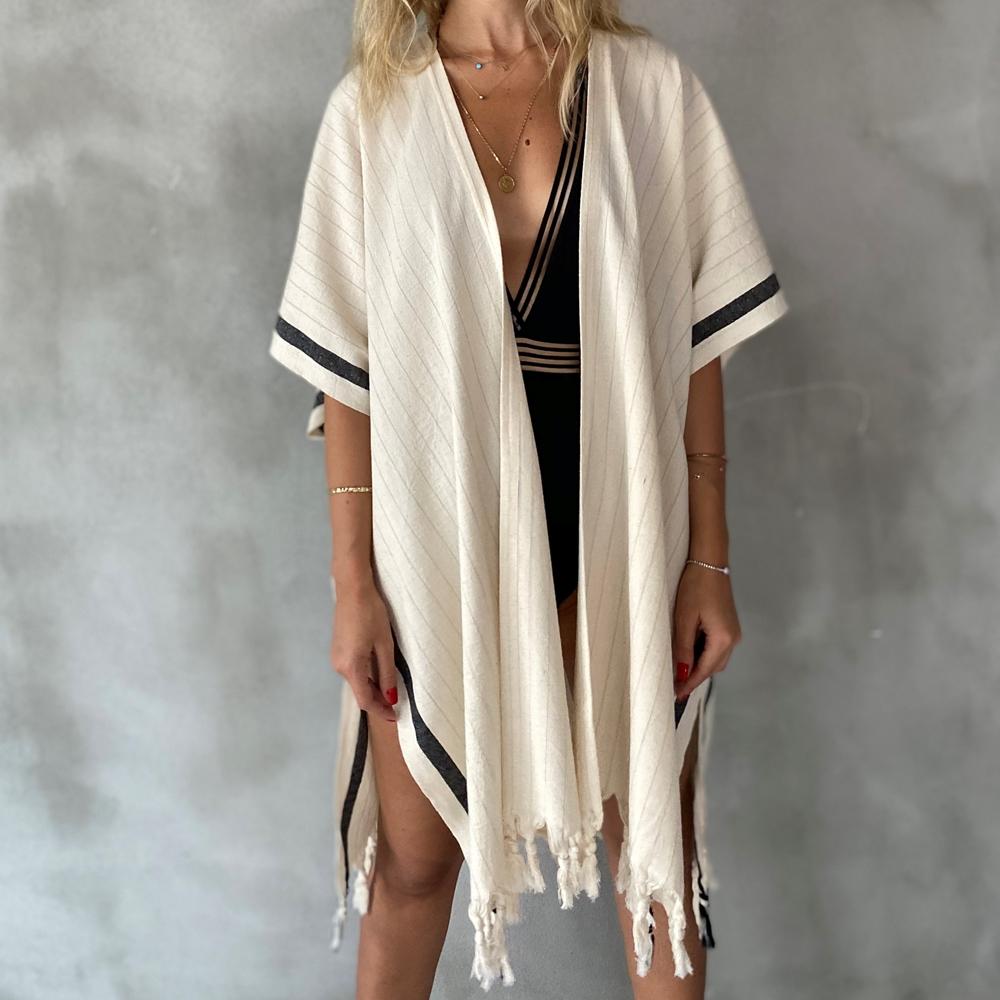 Silvia & Zebrine Beach Kimonos
