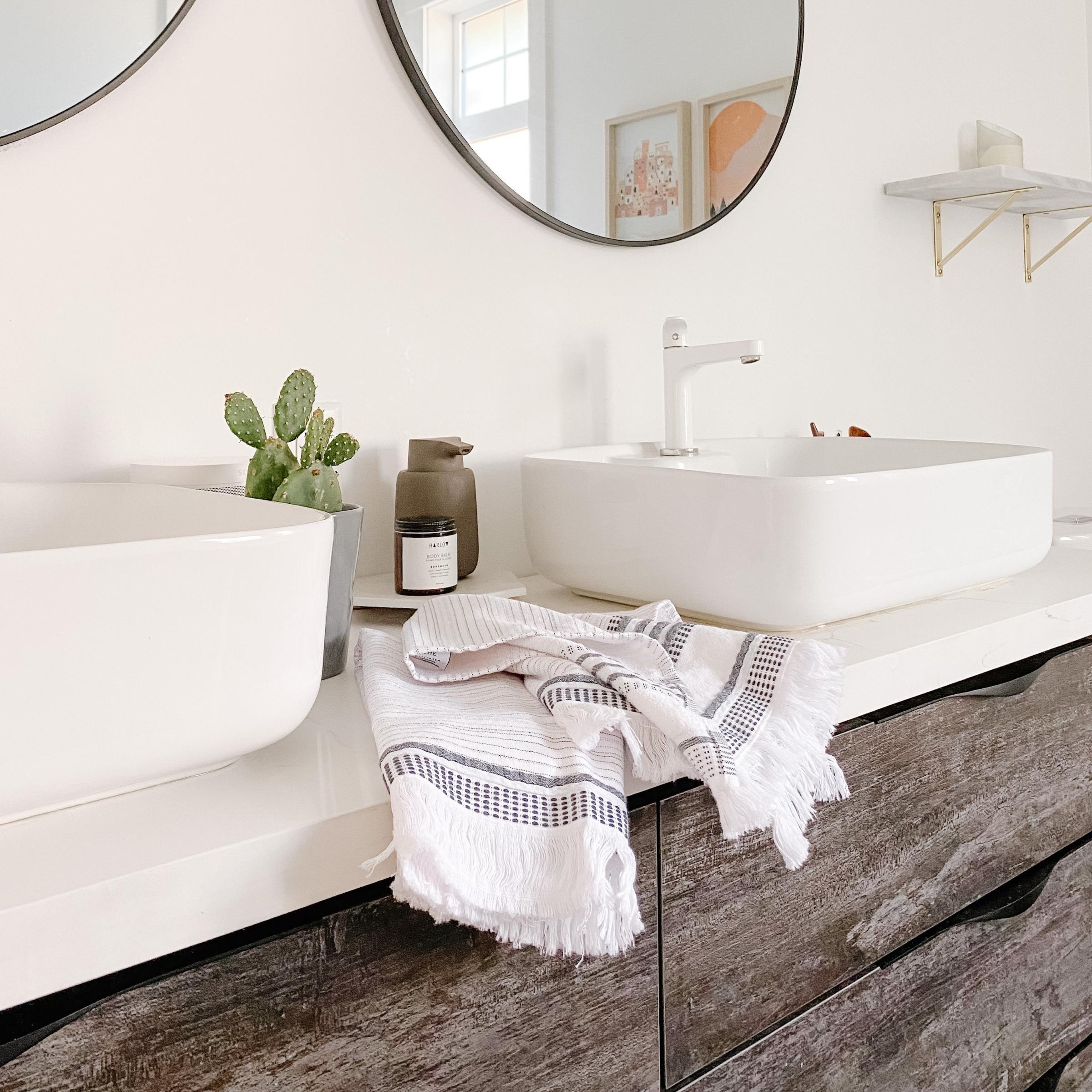 Nadine Terry-Sided 100% Cotton Turkish Towel
