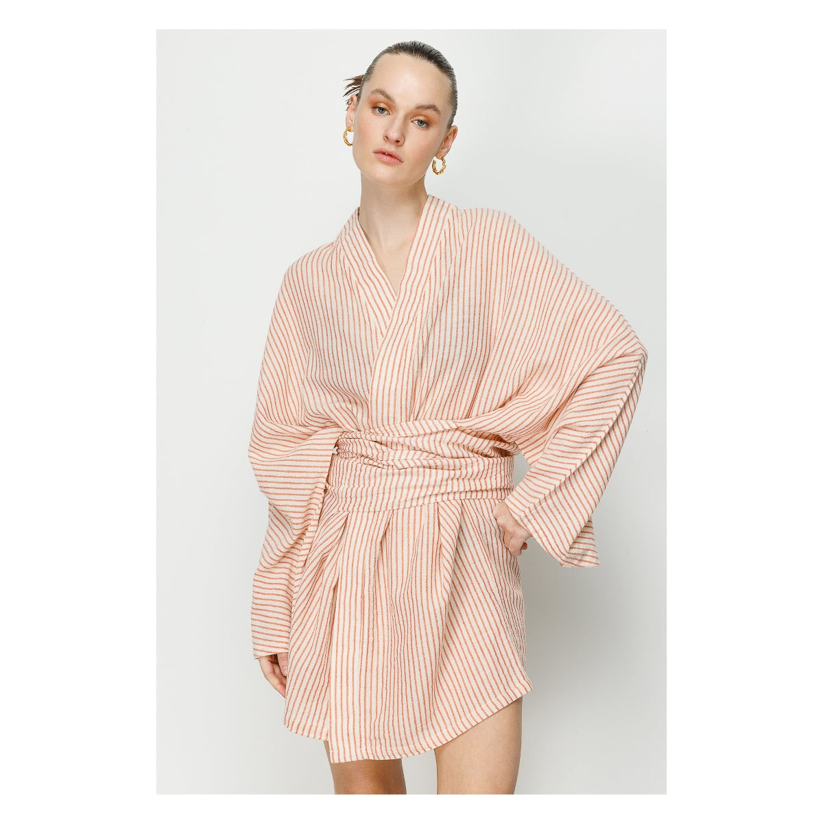 Jess Kimono Robe - 100% Turkish Cotton