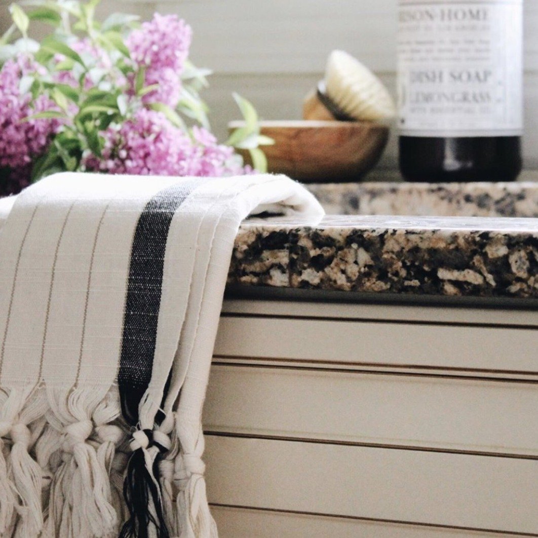 New Version - Silvia 100% Cotton Turkish Bath Towel - Theloomia