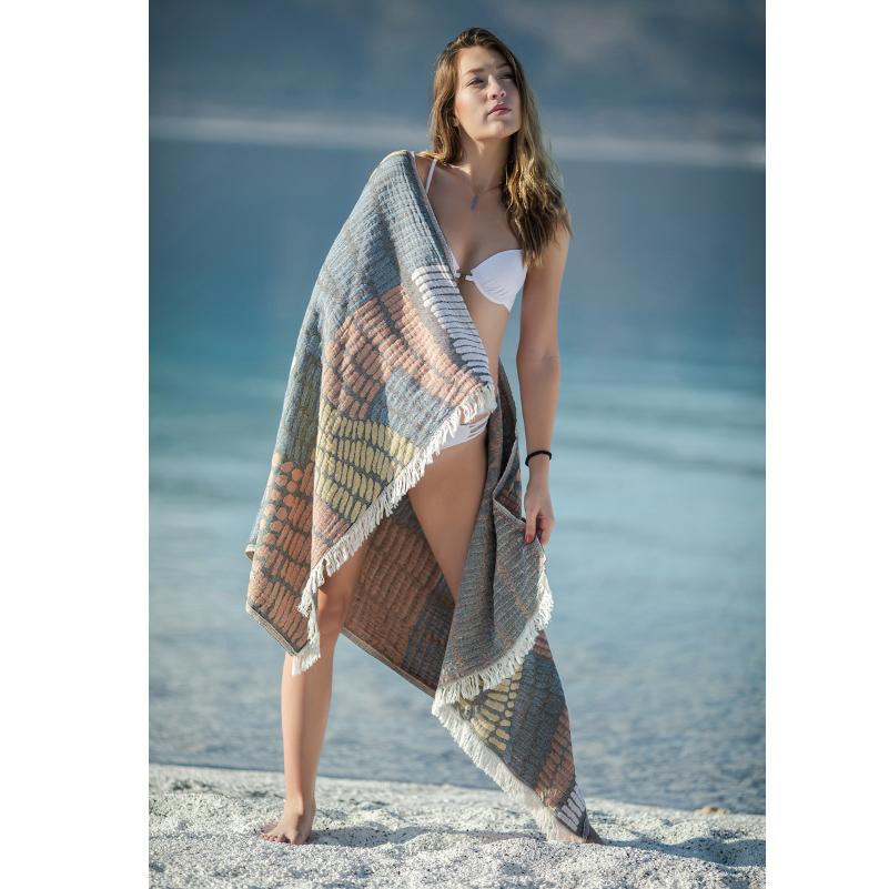 Gio Turkish Beach and Pool Towel - Theloomia