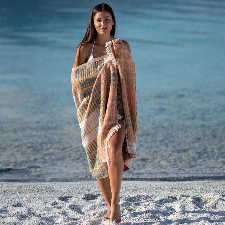 Gio Turkish Beach and Pool Towel - Theloomia