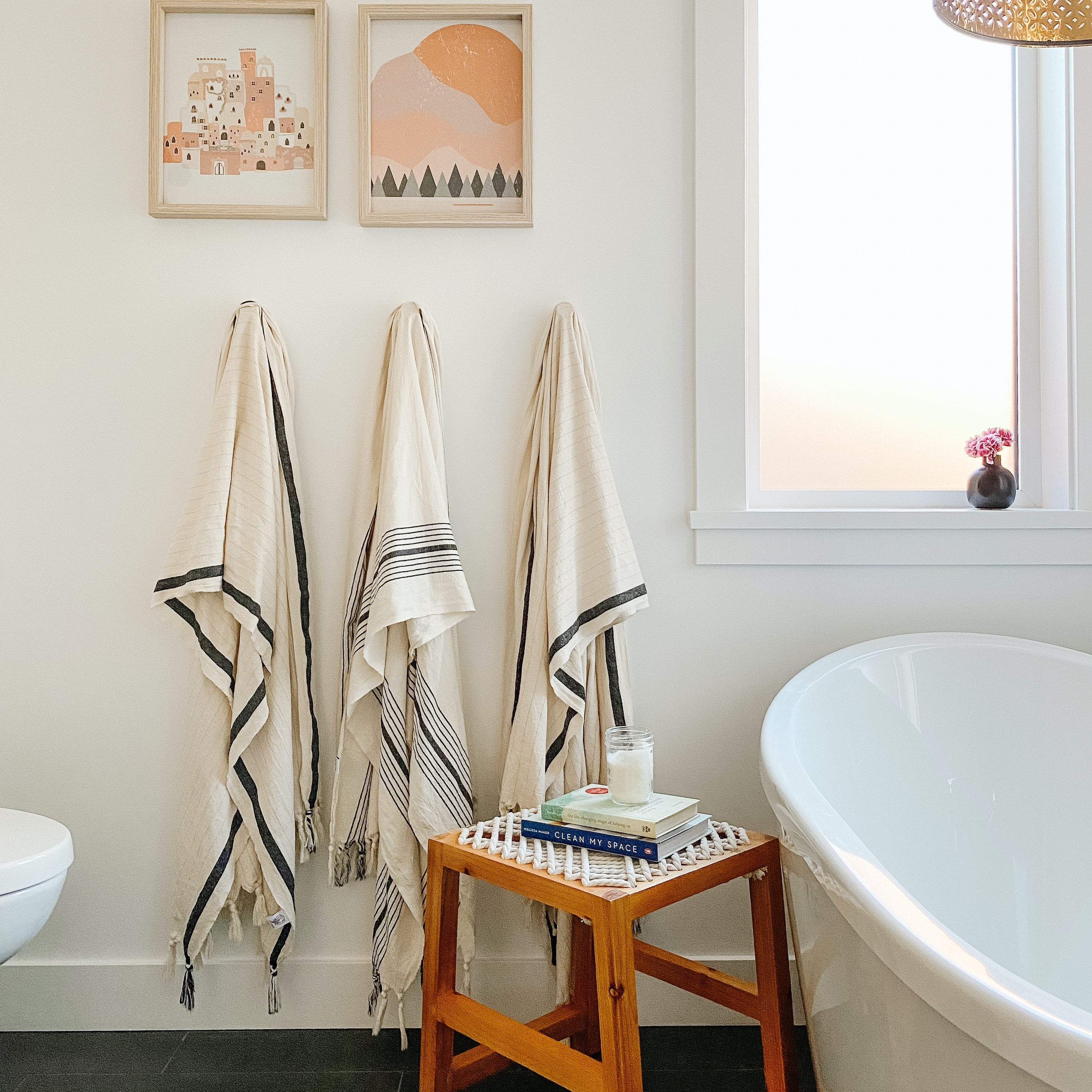 Zebrine Bamboo & Cotton Blend Towels - Theloomia