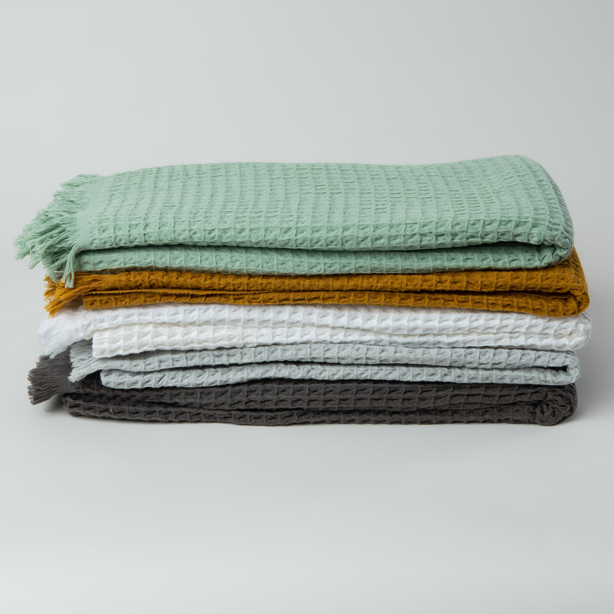 Heena Waffle Weave 100% Turkish Cotton Towel