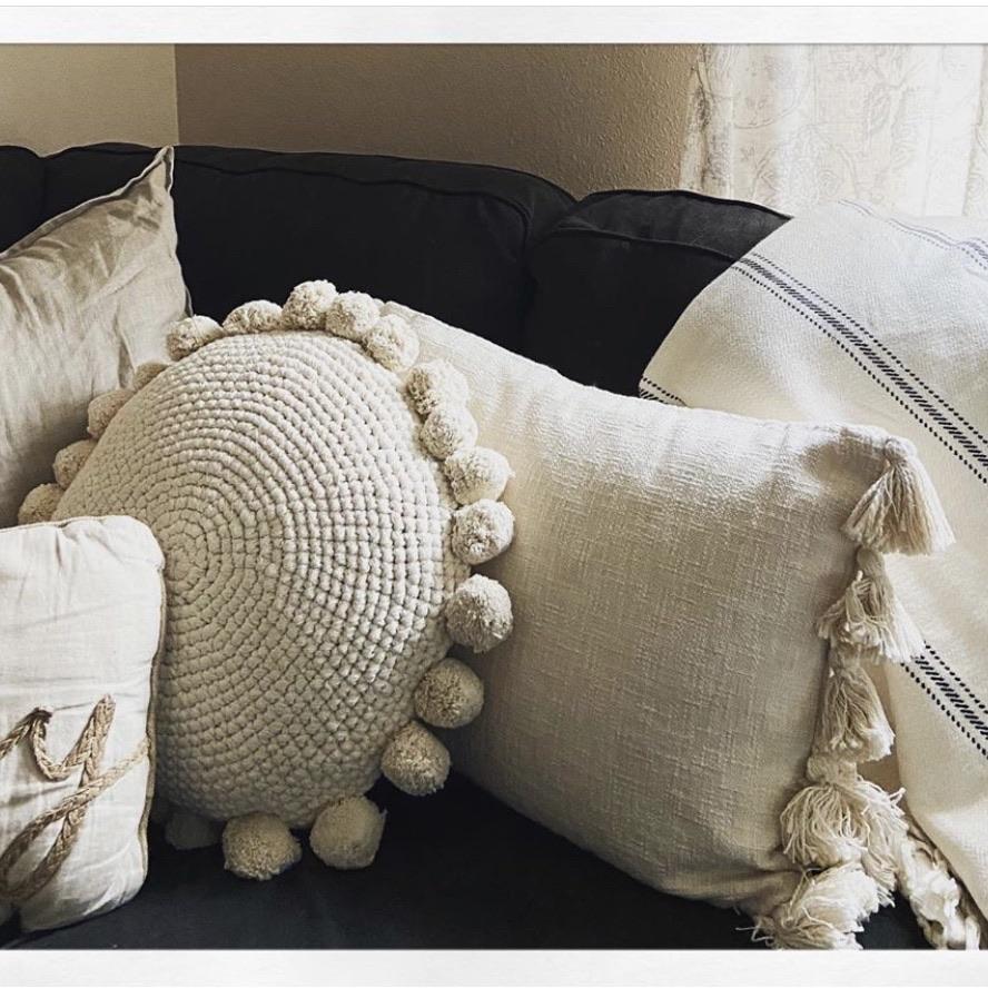 Stacey Round Throw Pillow