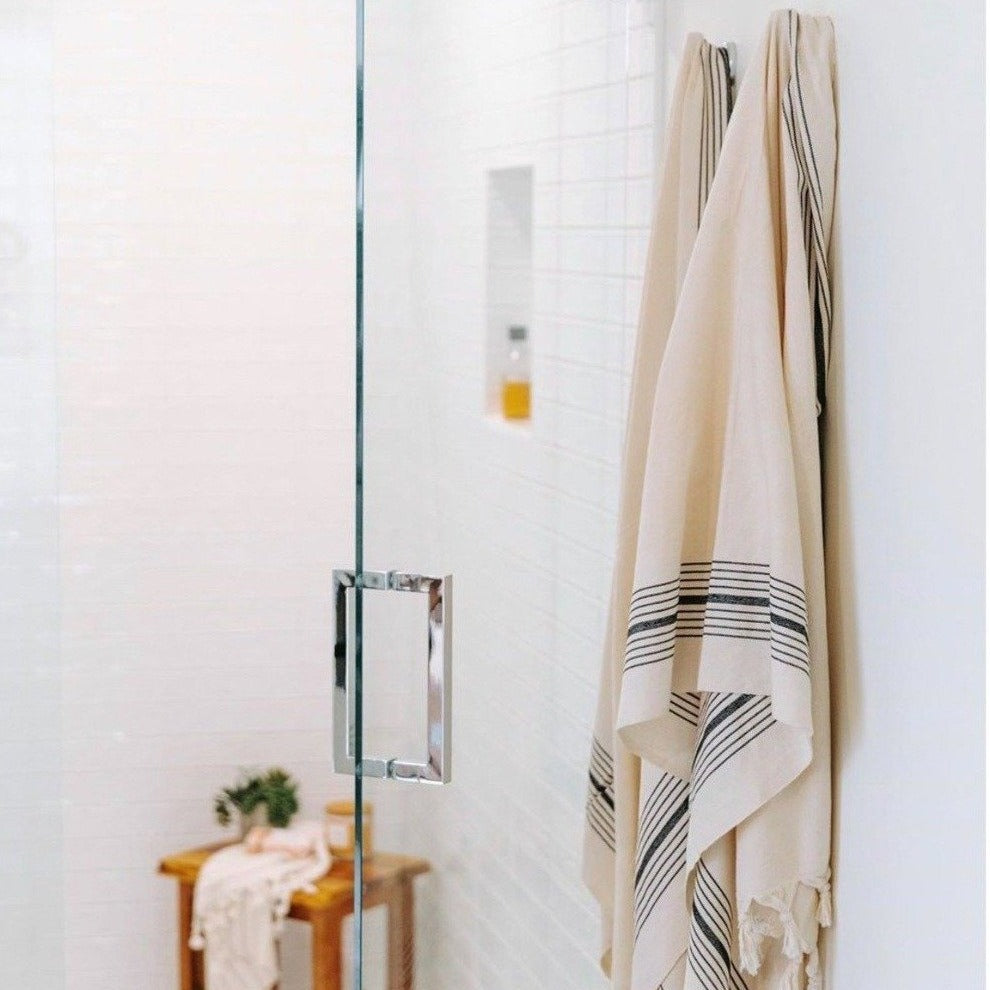 Zebrine Bamboo & Cotton Blend Towels - Theloomia